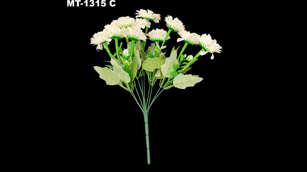 Ramo de mediano margaritas*10 vintage. Mide 38 cm C