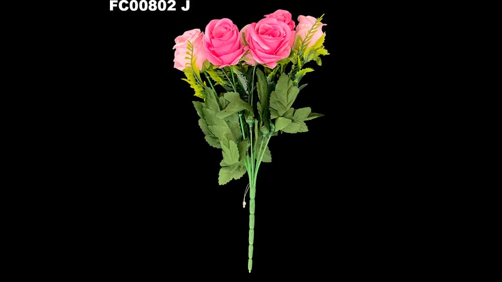 Ramo de rosas c/6 flores vintage J