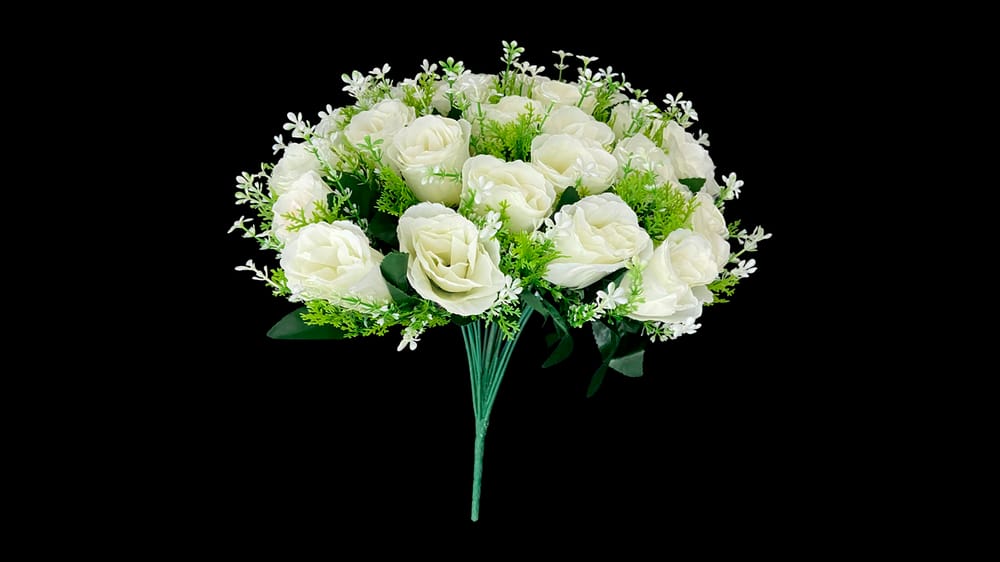 Bouquet de botón de rosa *24 Mide 37 cm C