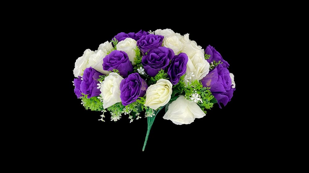Bouquet de botón de rosa *24 Mide 37 cm G