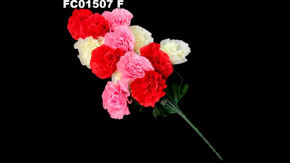 Ramo grande de rosa*7. flor de 15 cm F
