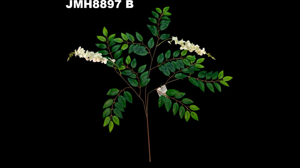 Vara de ficus con flores. Mide 50 cm  B DOCENA