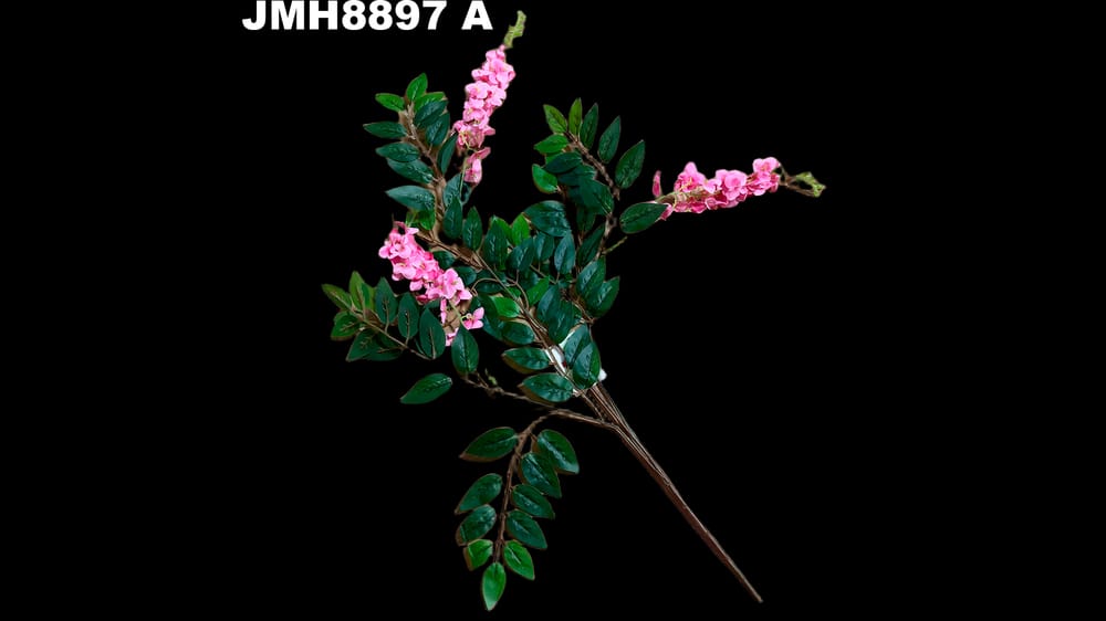 Vara de ficus con flores. Mide 50 cm  A DOCENA