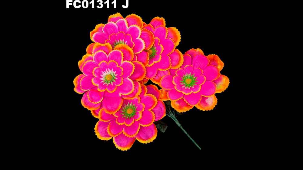 Ramito de dhalia *5 con orilla marcada J