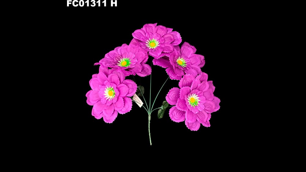 Ramito de dhalia *5 con orilla marcada H
