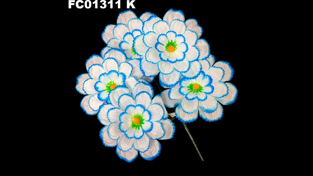 Ramito de dhalia *5 con orilla marcada K