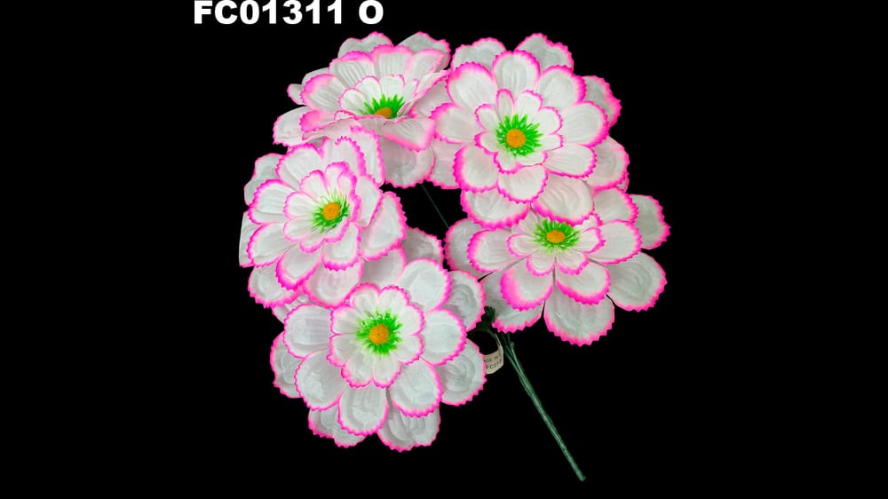 Ramito de dhalia *5 con orilla marcada O