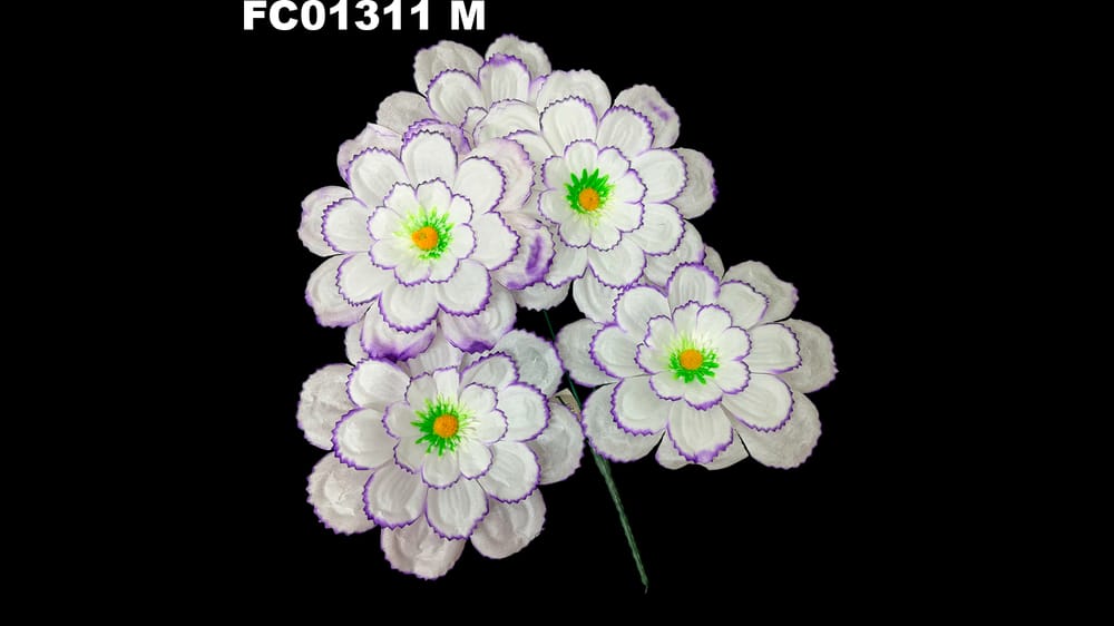 Ramito de dhalia *5 con orilla marcada M