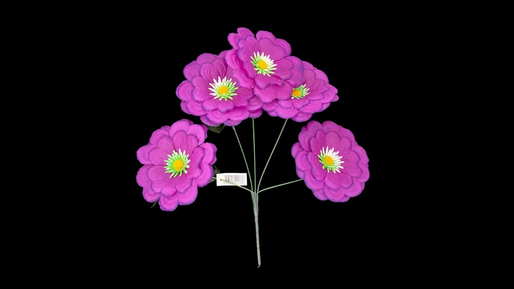 Vara nochebuena con orilla diamantada. Flor mide 30 cm A