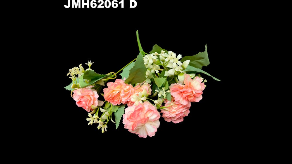 Ramito Gardenias silvestres vintage. Mide 30 cm D