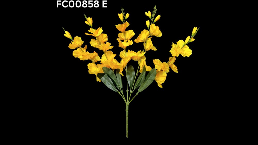 Ramo gladiola satinada *5 (72 cm) E