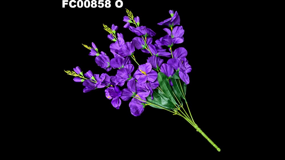 Ramo gladiola satinada *5 (72 cm) O
