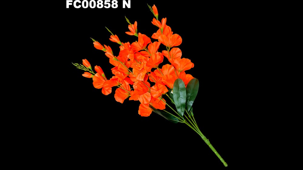 Ramo gladiola satinada *5 (72 cm) N