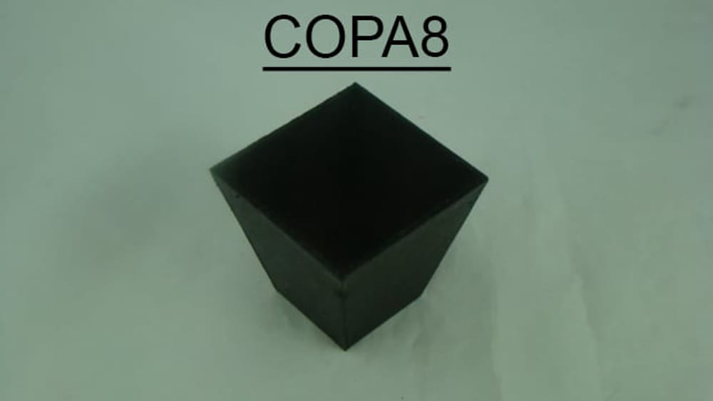 copa no. 8 ( 8*8) pintada de madera tipo rustica hecho de mdf 8*8*+8 