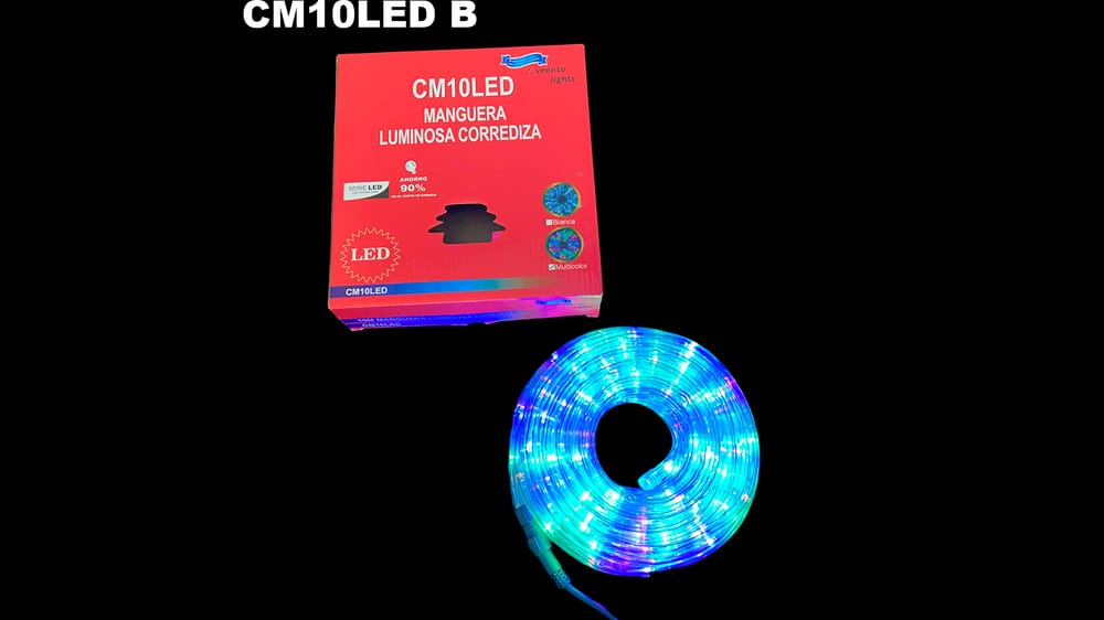 10 M LUCES LED MANGUERA  B