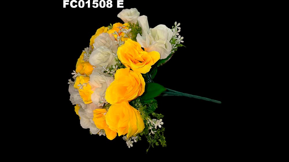 Bouquet boton de rosa * 24 con follajito E