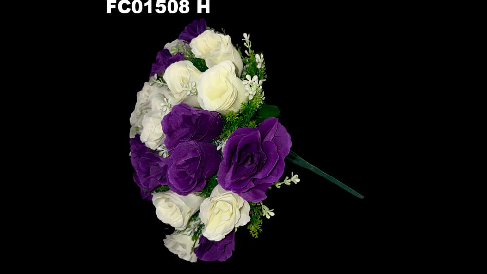 Bouquet boton de rosa * 24 con follajito H