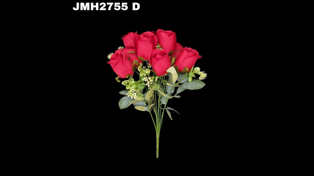 Ramo mediano botón *11 con dólar. Mide 45 cm D