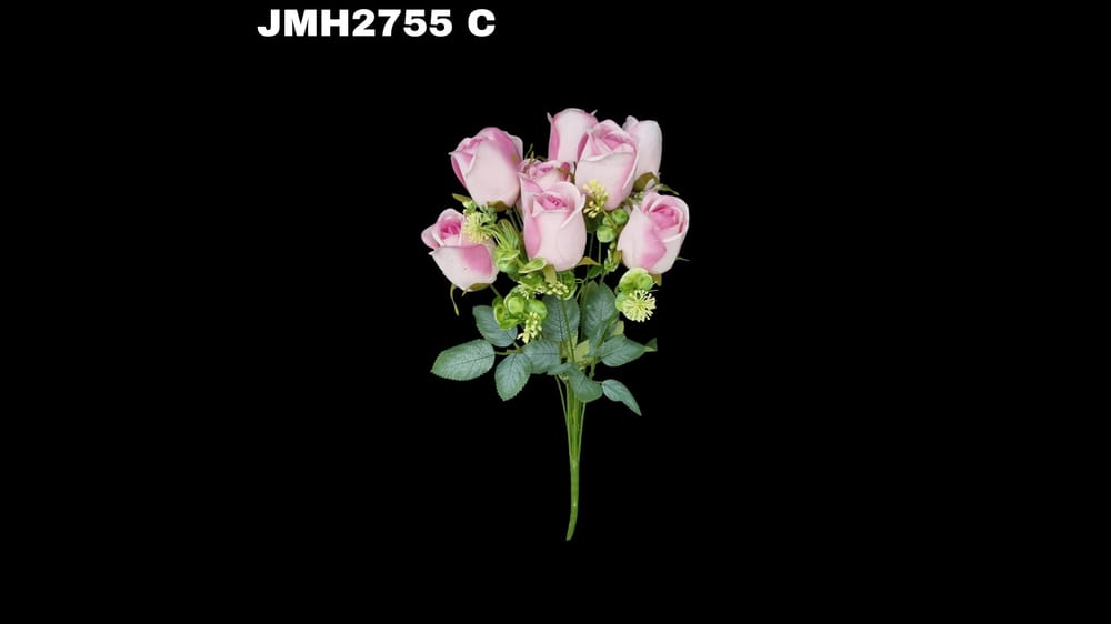 Ramo mediano botón *11 con dólar. Mide 45 cm C