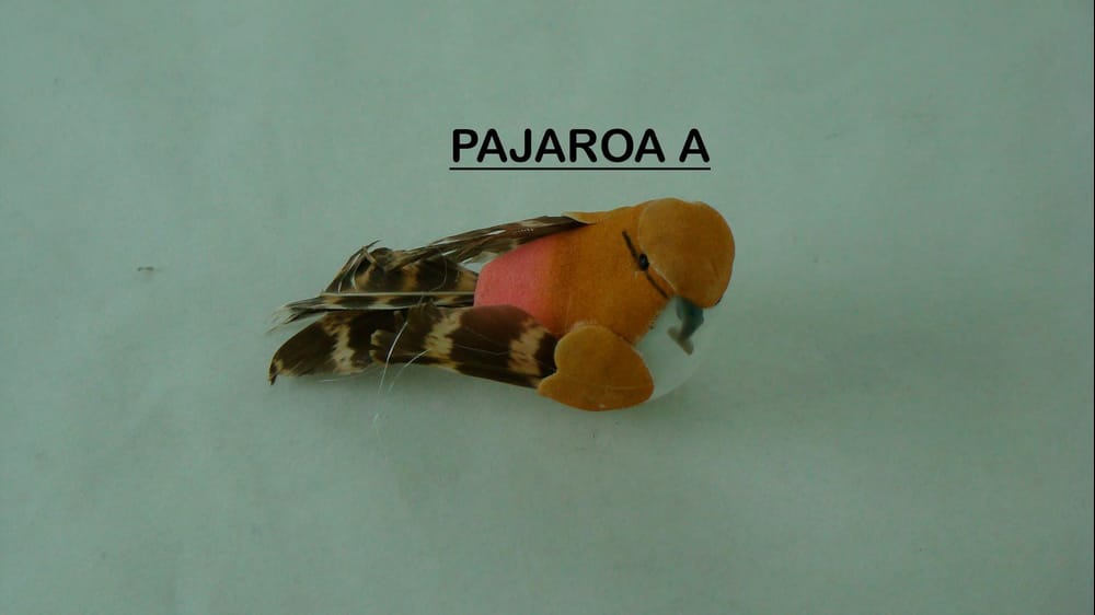 pájaro artificial PIEZA Mide 9cm A