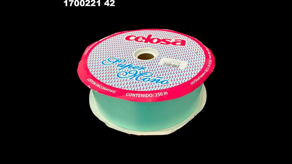 Listón celosa SUPER MOÑO no.22 (7cm grosor 250m 42