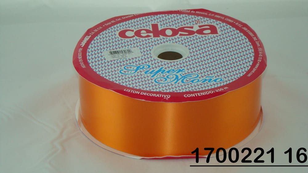 Listón celosa SUPER MOÑO no.22 (7cm grosor) 250m 16