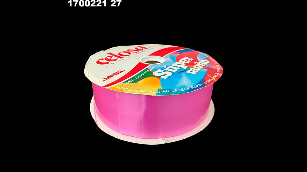 Listón celosa SUPER MOÑO no.22 (7cm grosor 250m 27