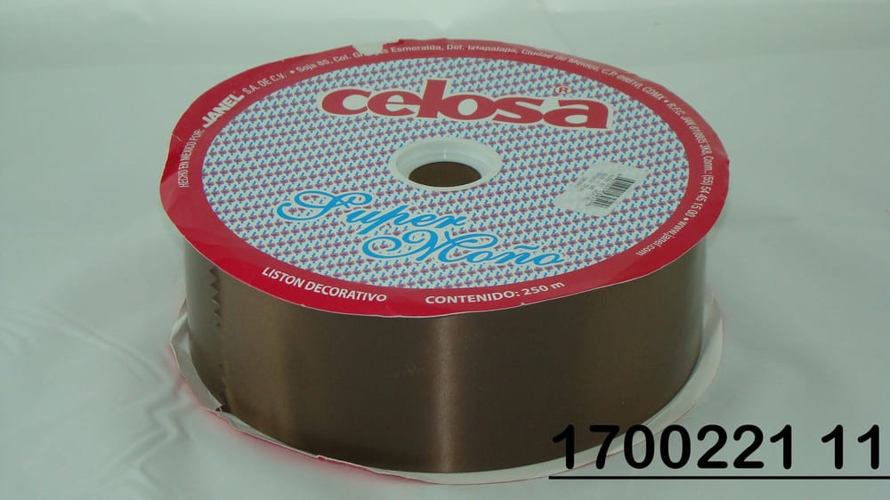 Listón celosa SUPER MOÑO no.22 (7cm grosor) 250m 11