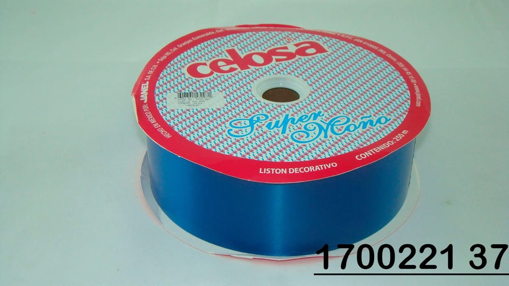 Listón celosa SUPER MOÑO no.22 (7cm grosor) 250m 37