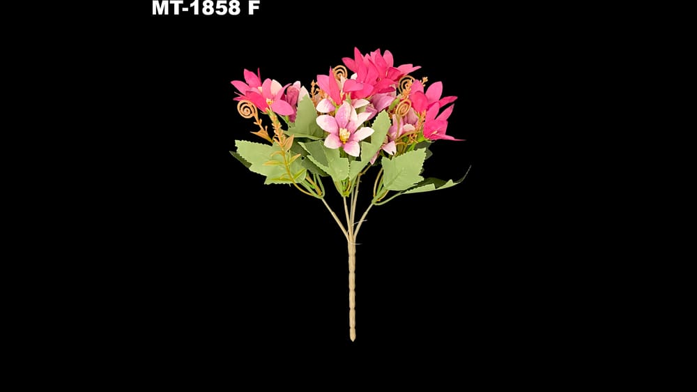 Ramito de margaritas con polen vintage. 27 cm F