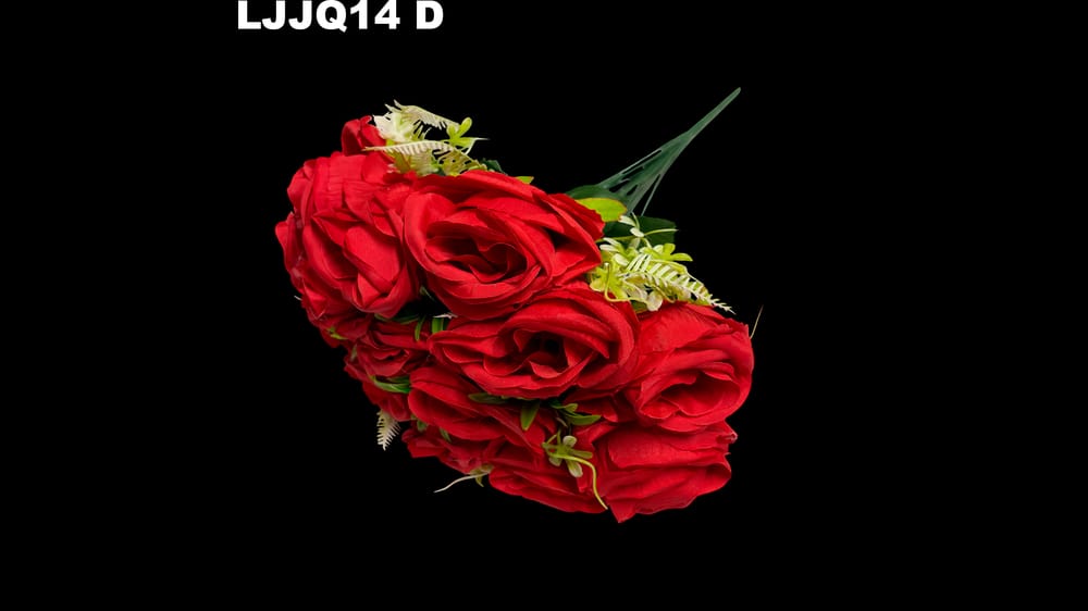 Bouquete de rosas *18 elegante con follaje D