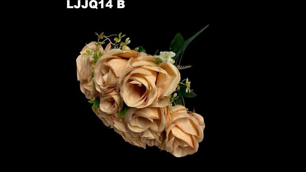 Bouquete de rosas *18 elegante con follaje B