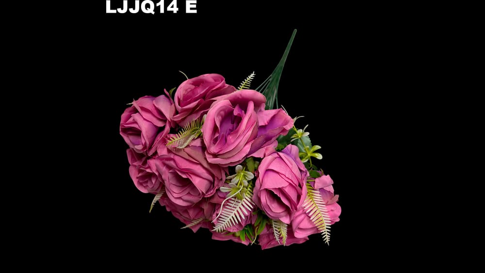 Bouquete de rosas *18 elegante con follaje E