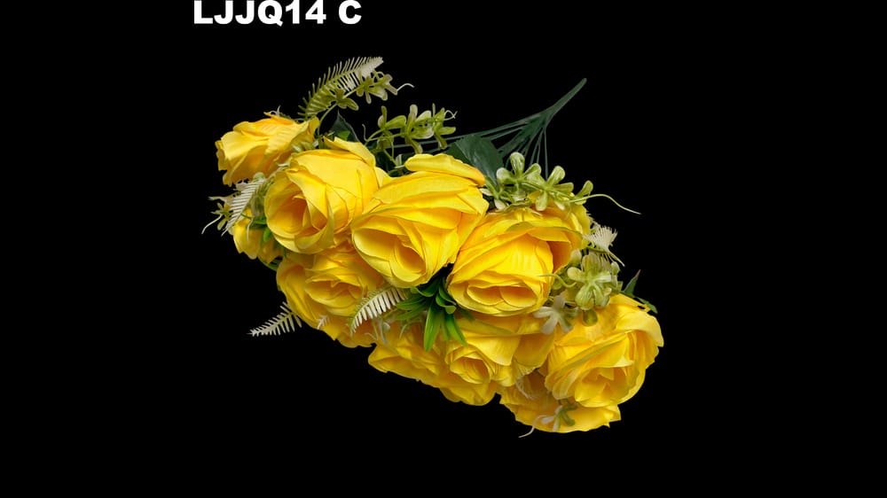 Bouquete de rosas *18 elegante con follaje C