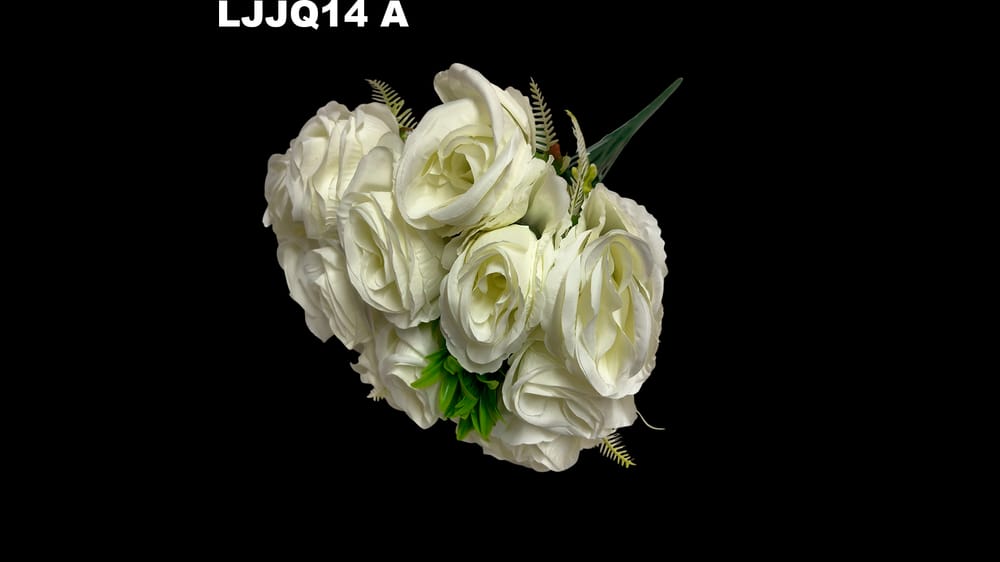 Bouquete de rosas *18 elegante con follaje A