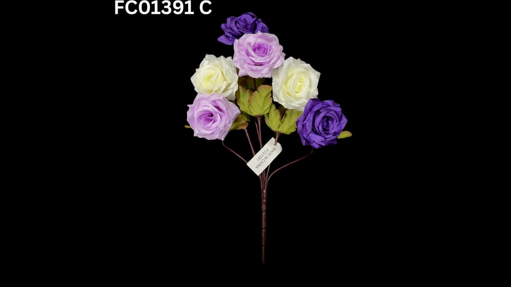 Ramito vintage de rositas *6 chantou C