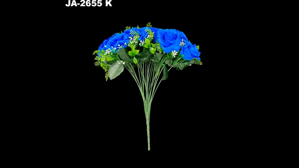 Bouquet de rosa *24 con helechos K