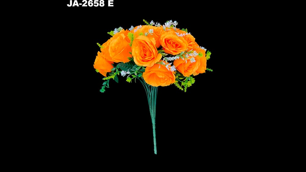 Bouquet rosa alemana *24 con follajes E