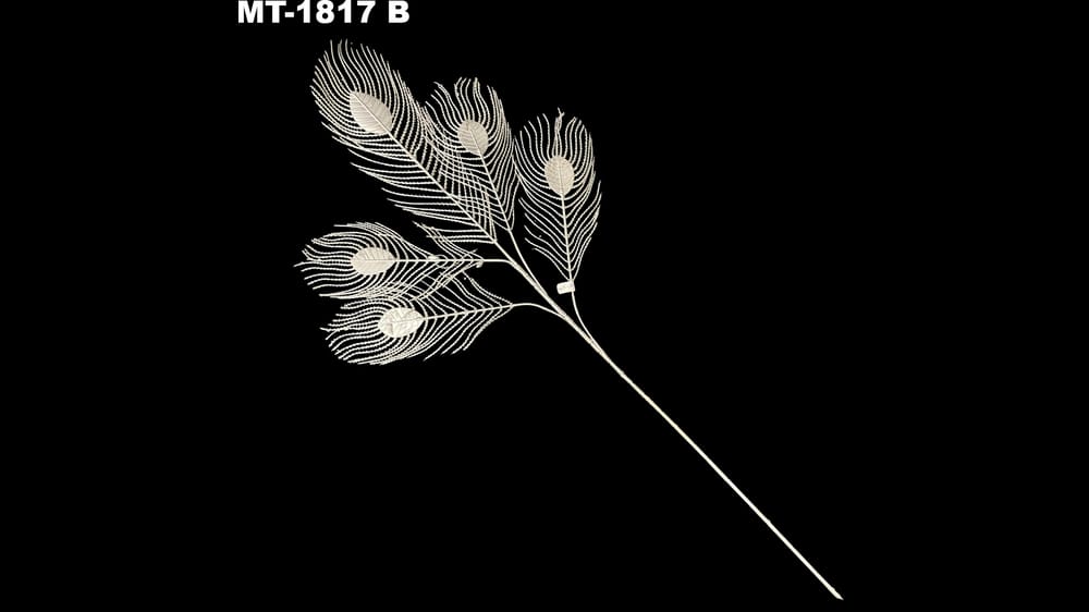 Vara navideña metálica. Mide 90 cm B