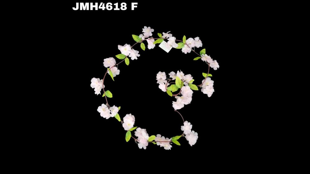 Guía de flor de durazno. Mide  2 metros F