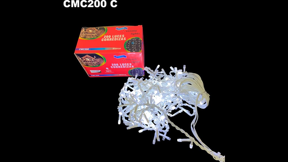 200 LUCES LED CORTINA MULTIFUNCIONAL 3 M  C