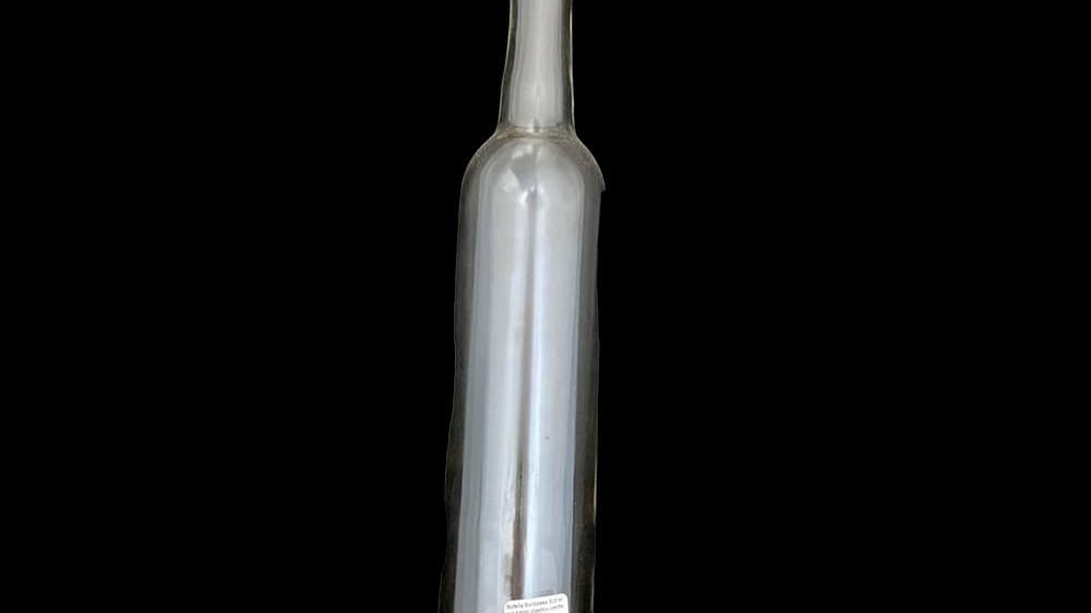 Botella Bordalesa 513 ml con tapon 35cm alto plastico/corcho 