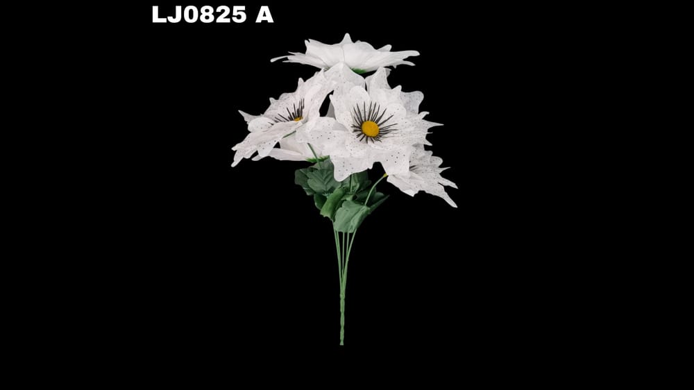 Ramo de dhalia *5 picuda con pecas Flor de 7 cm A