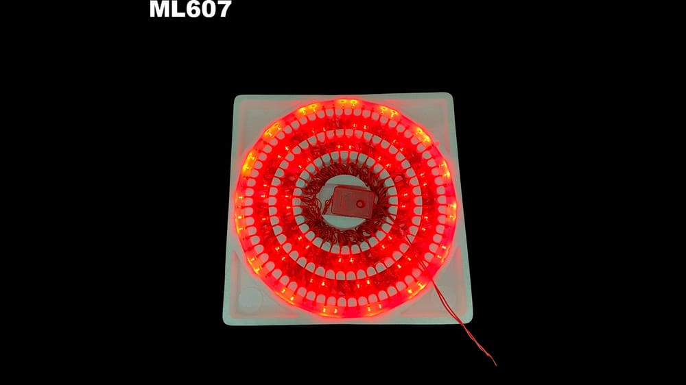 140 luces led magica roja 7.6 m  