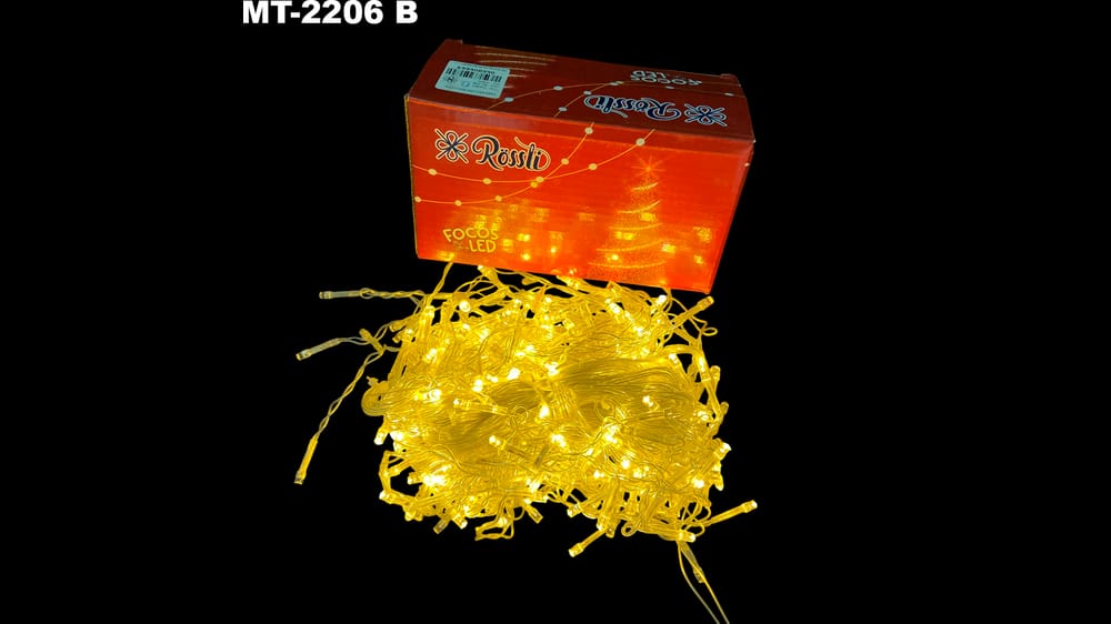 300 LUCES LED CON CABLE TRANSPARENTE 16 metros B