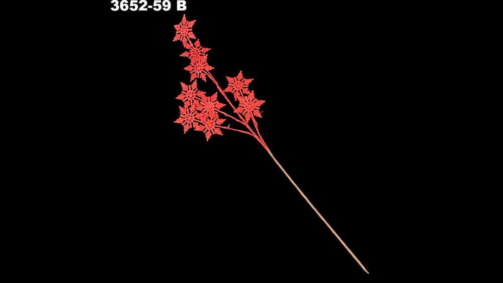 Complemento tipo estrella diamantado. Mide 62 cm B