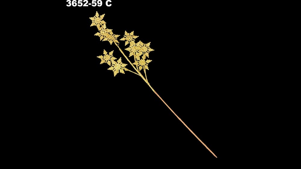Complemento tipo estrella diamantado. Mide 62 cm C