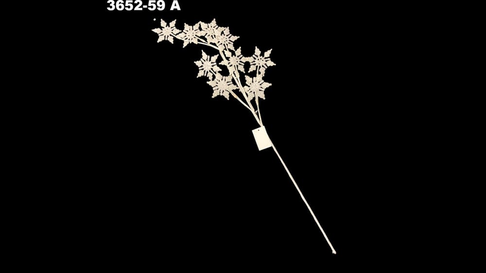 Complemento tipo estrella diamantado. Mide 62 cm A