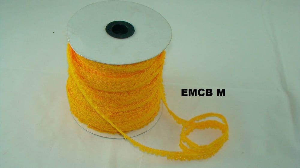 encaje mini c/brillo rollo con 100m M