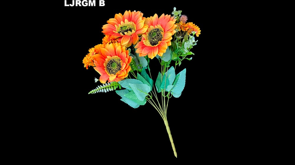 Ramo vintage otoñal girasoles y margaritas. Mide 50 cm B
